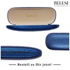 BELESI Glasses Case Hard Case Blue Carbon – Glasses Case