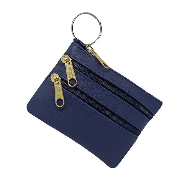 FIONCCI Mini Wallet for Men and Women Genuine Leather with