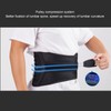 Lower Back Brace Adjustable Lumbar Brace Pulley Compression for Herniated