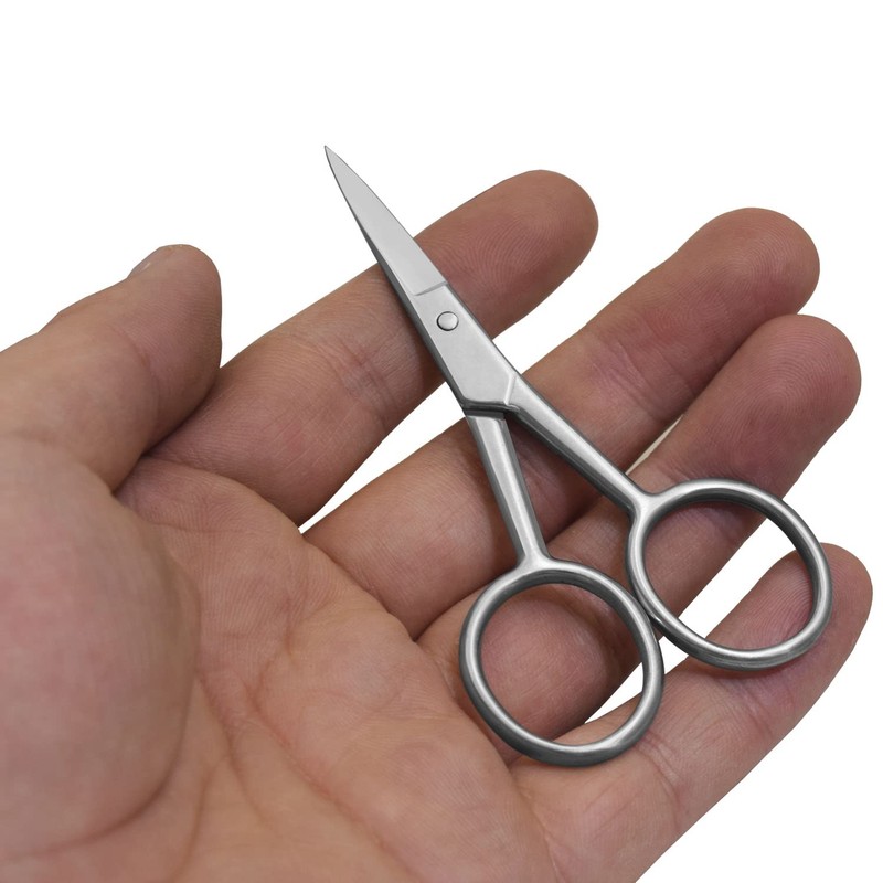 Motanar Nose Hair Scissors Facial Hair Small Scissors Stainless Steel