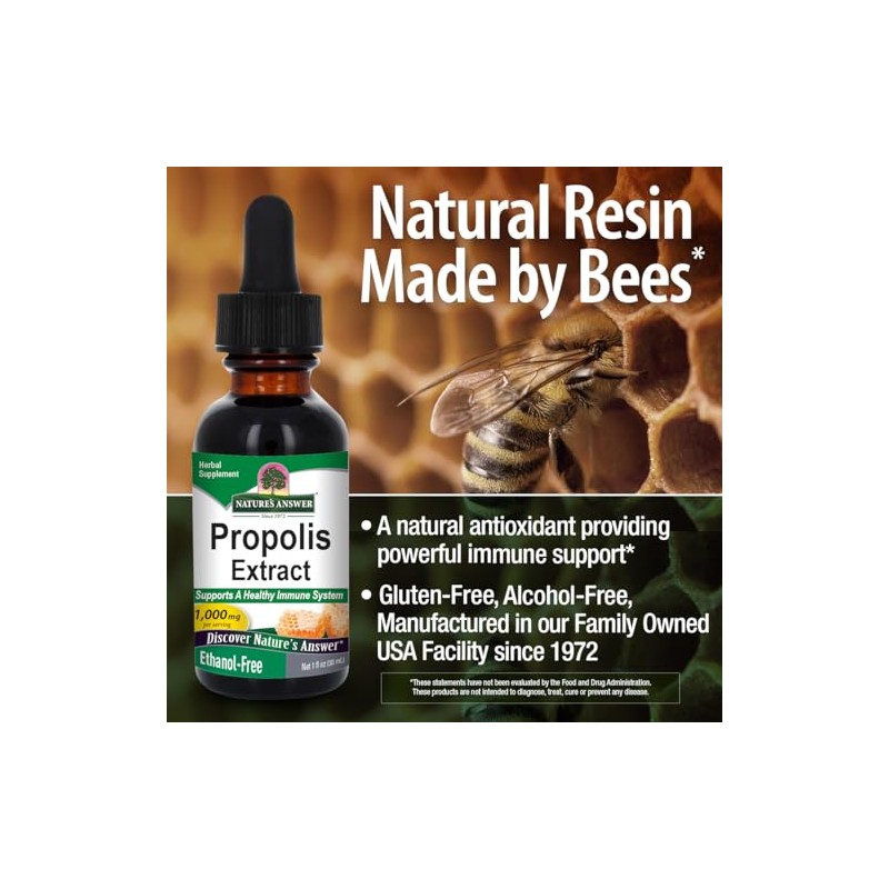 Nature's Answer | Propolis Extract, 2 000 Mg, 1 Oz