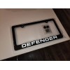 Custom Reflectivd Defender License Plate Frame Real Carbon Fiber W/