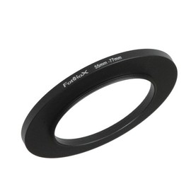 Fotodiox Metal Step Up Ring, Anodized Black Metal 55mm-77mm, 55-77 mm