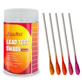 AssuTest Lead Test Kit (30 Immediate Result Swabs) Results in Just 30 Seconds. at Home Lead Test Kit，Use for Various Surfaces - Paint, Crockery, Toys, Jewellery, Metals, Ceramics, Woodwork