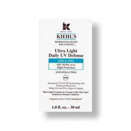 KIEHL´S Ultra Light Daily UV Defense Aqua Gel SPF 50 PA++++,Protector solar de textura ligera y refrescante, 30ML,