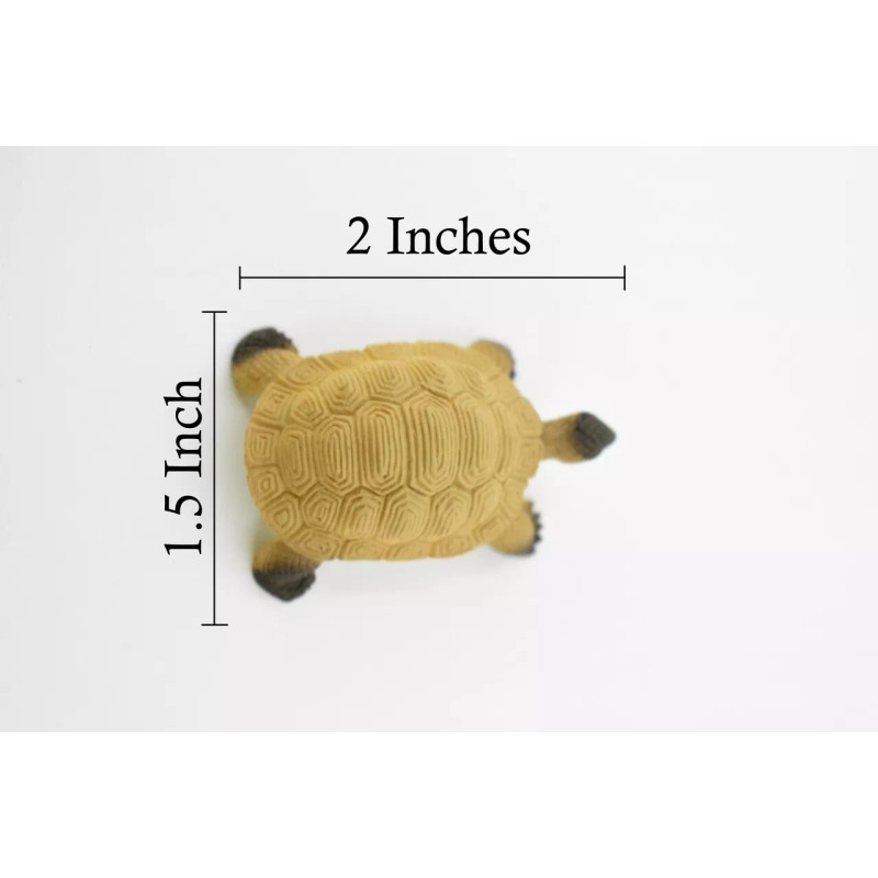 Unbranded Galápagos Tortoise Plastic Realistic Toy Figurine Replica Gift 2"