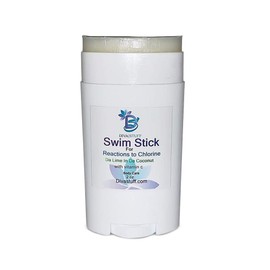 Diva Stuff Pre Swim Stick, Extra Strength Chlorine Neutralizing Lotion Bar For Body,Treats Hives, Rashes, Itchiness, Dry Skin and Other Reactions To Chlorine, Use Before Swimming