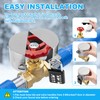 Faucet Locks Outdoor, Stainless Steel Water Spigot Lock for Garden
