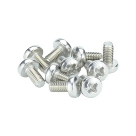 M5 (5mm x 12mm) Pozi Pan Head Machine Screws - A2 Grade Stainless Steel (Pack of 20)