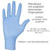 Nitrylex Classic Disposable Nitrile Glove, Powder Free, Blue, Size XL,