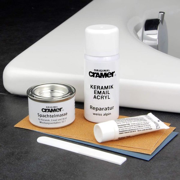 Cramer. Alpine White Ceramic, Enamel & Acrylic Scratch & Chip Repair Kit