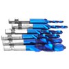 6PCS High Speed Steel 6.35mm Hex Shank Tap Drill Bit