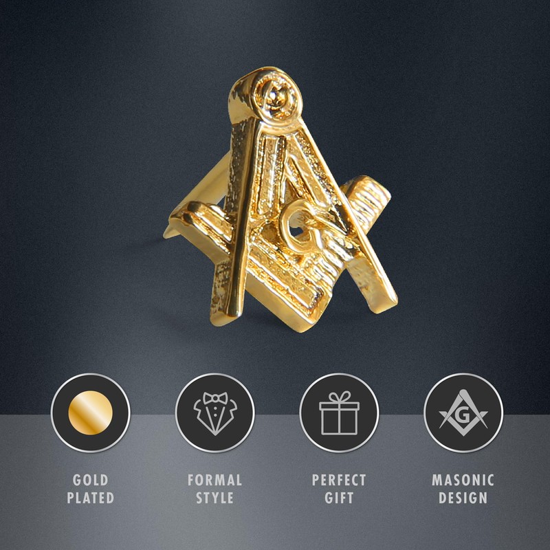 THE MASONIC COLLECTION Craft Square & Compass Masonic Badge with