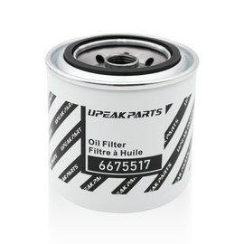 6675517 Oil Filter Efficient Filtration Compatible with Bobcat Loader 130 150 S160 S175 S185 S205 T110 T140 T180 T190 Replacement 6667352 7012303