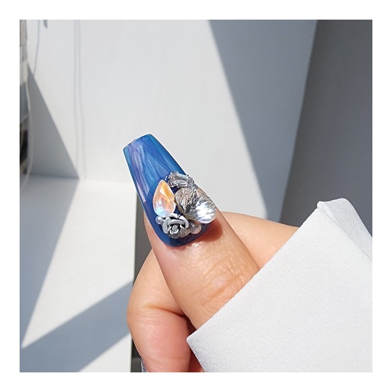 Blooming Mauve Handmade Nail - Square / 블루밍 모브 수제네일