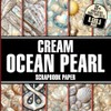 Cream Ocean Pearl Scrapbook Paper: Elegant Ocean-inspired Designs for Scrapbooking,