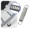 4pcs Dual Hook Tension Spring,Stainless Steel Extended Tension Spring,Extended Compressed