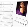 WPESI Vinyl Record Shelf Wall Mount 8Pack,7 Inch Acrylic Record
