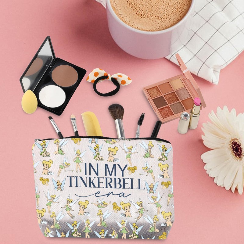 Fairy Merch Makeup Bag Zipper Pouch Tinker Princess Gift Peter