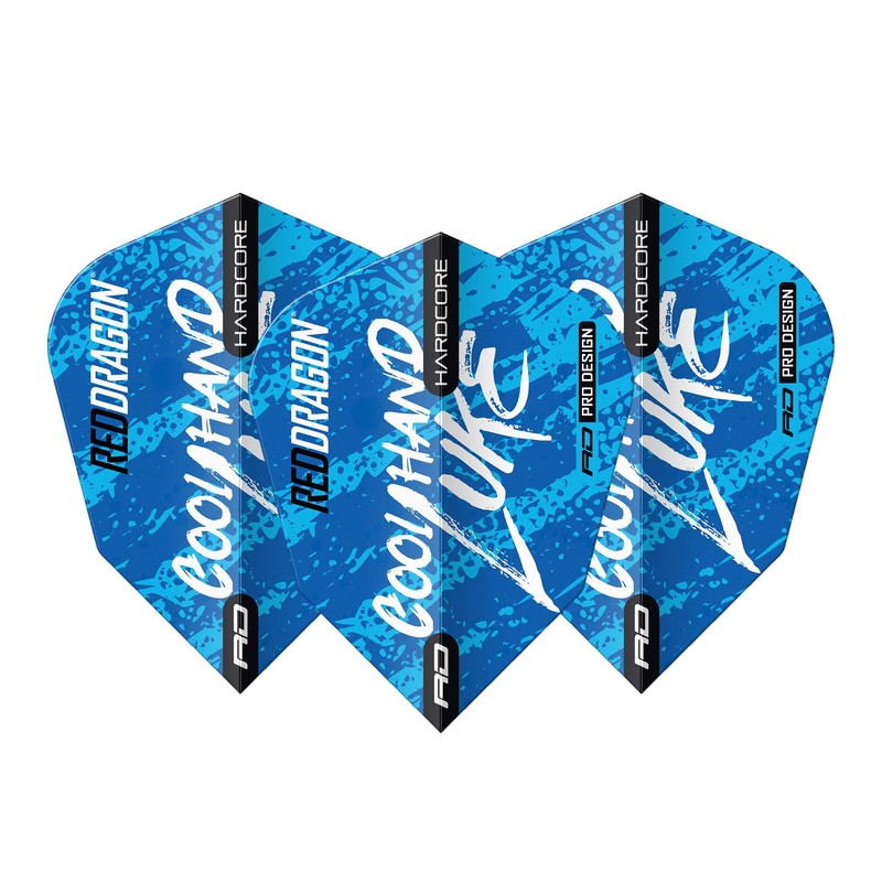 RED DRAGON Luke Humphries World Champion Blue V-Standard Dart Flights