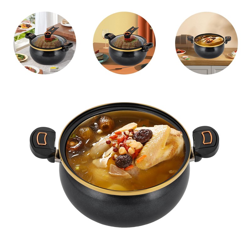 Micro Pressure Cooke, Non-Stick Pot, 8L/8.45Qt Multi-Function Micro Pressure Cooking
