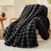 BEDELITE Faux Fur Throw Blanket for Couch, Soft and Cozy