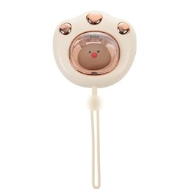 Rechargeable Cute Cat Paw Hand Warmer, 12 Hours Heating, Portable, Reusable, Colorful Lights