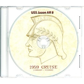 USS Jason AR 8 1959 WESTPAC Cruise Book CD