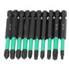 10Pcs Magnetic Screwdriver Bit Set Cross Star Non Slip High