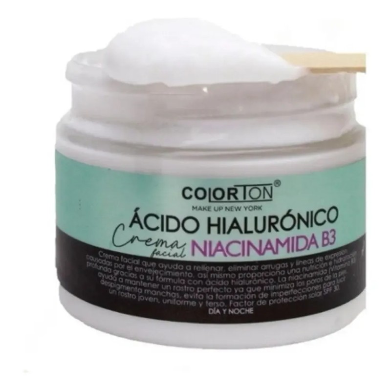 Crema Acido Hialuronico Con Niacinamida B3 Colorton Manchas
