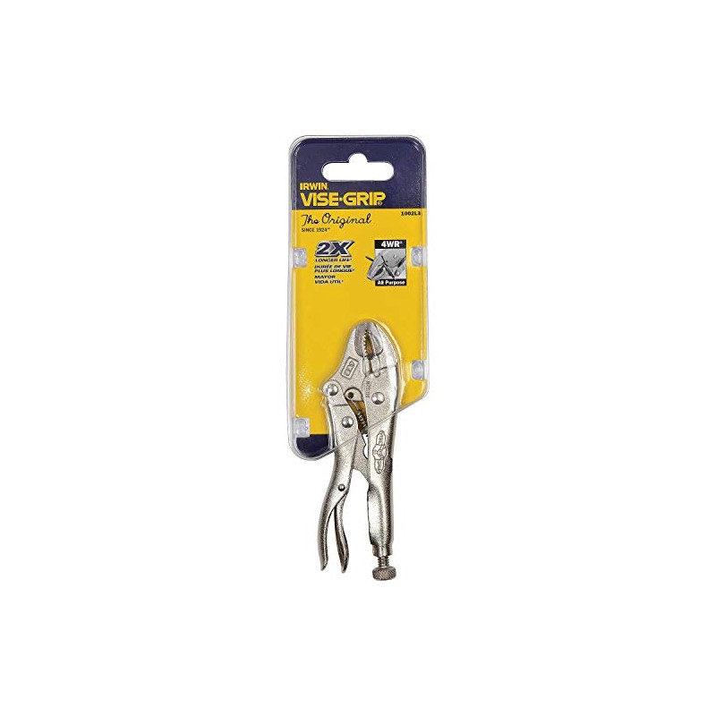 Irwin Vise Grip 1002L3 Curved Jaw Locking Pliers With Wire