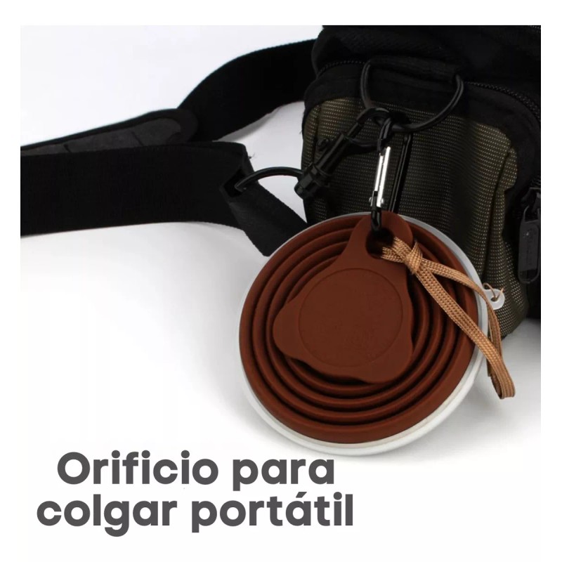 Mafab 5 Pieza Vaso De Silicona Plegable Con Tapa Y