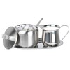 Sugar and Creamer Set, Coffee Serving Set, Stainless Steel Latte