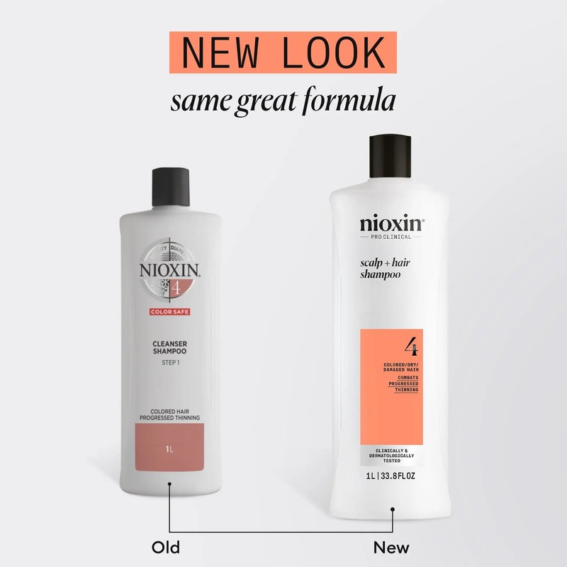 Nioxin Scalp + Hair Thickening System 4 Shampoo + Conditioner