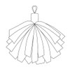 Danzcue 1 Pair 6" Plastic Cheerleading Pom Poms with Dowel