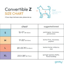 Gooby Convertible Z Harness, Pink, Large