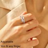Yesteel Sterling Silver Hug Ring for Women Friend Daughter