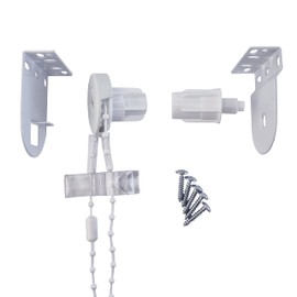25mm Quality Metal Bracket Upgrade Roller Blind Fittings Spare Kit White Heavy Duty