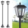 68" Solar Lamp Post Light Outdoor - 3000K Warm White,
