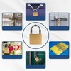 2 Pack Padlock（3.2cm）, Small Padlock with Keys, Mini Padlock, Key