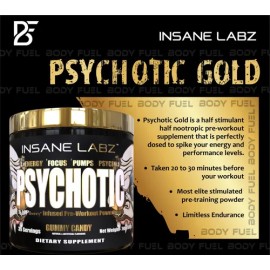 Pre Entreno Insane Labz Psychotic Gold 35 Servicios                                                                                                   
