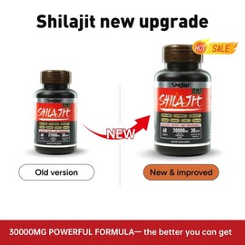 VAJSP Shilajit 7-in-1 Energy & Endurance Supplement – Natural Fitness & Health Support, Boosts Stamina, Vitality, Strength, and Overall Wellness