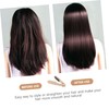Baluue 2pcs Shaped Hair Straightening Brush Multipurpose Hair Tool for