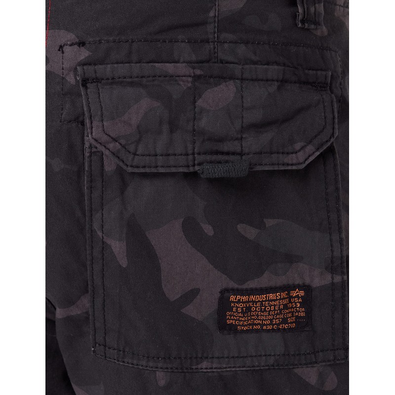 ALPHA INDUSTRIES Men's Cargos Jet Short Camo Shorts for Men