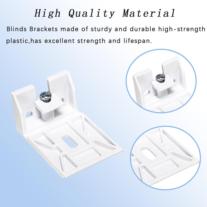 Rosyquarz 3/4" Blinds Shade Brackets,for Hunter Douglas Duette,Honeycomb,Cellular and Applause