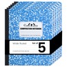 CLEENTABLE Composition Notebook 5 Pack, College Ruled Paper, Notebooks for