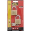 Burg-Wachter Burg-Wächter Duo 222 40 SB Padlock Set, Brass, Bügelstärke: