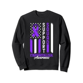 Support Awareness Squad I Chronic Pain Response Fibromyalgia Sweatshirt