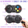 2Pcs Fidget Pad with 8 Fidget Functions, Portable Stress Reliever