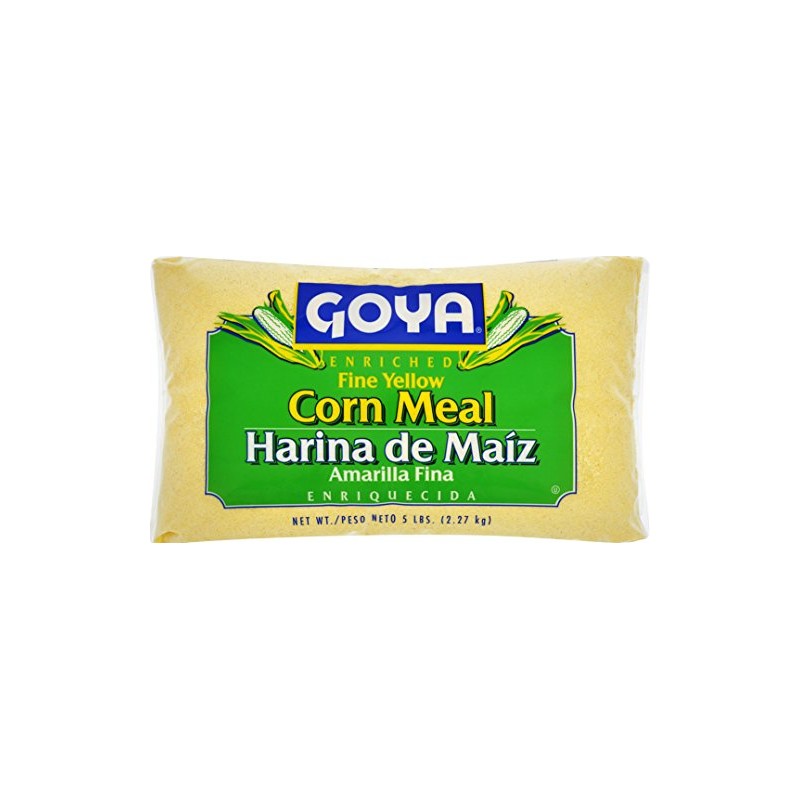 Goya Foods Fine Yellow Corn Meal, 80 Ounce (Pack of